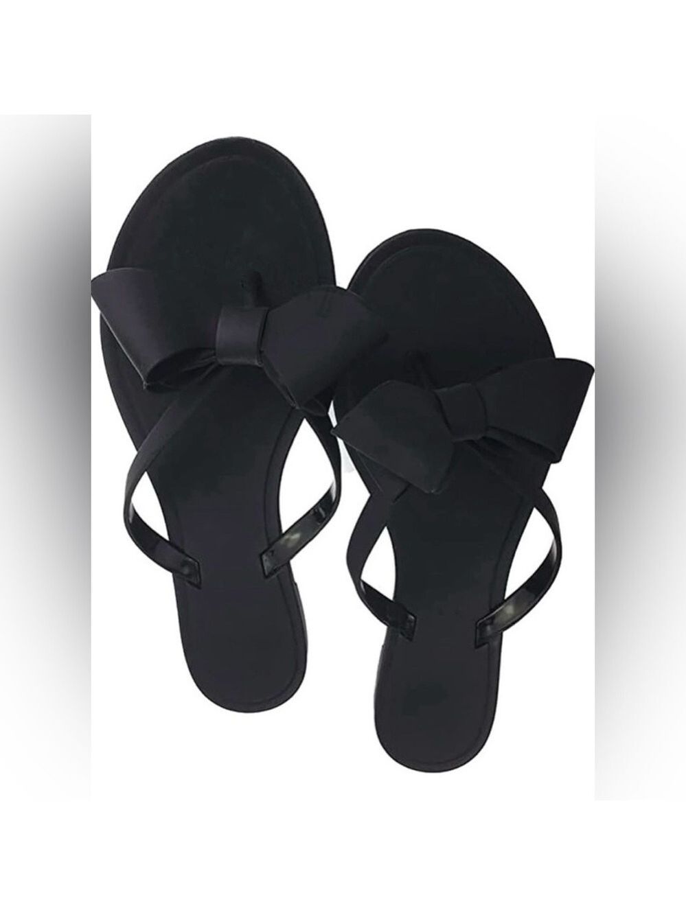 Chic Black Bow Sandals for Women